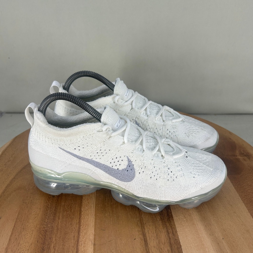 Nike Air VaporMax 2023 Flyknit White Pure Platinum DV6840-100 Womens Size 8
